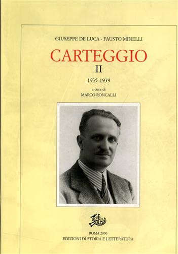 9788887114584-Carteggio. Vol.II:1935-1939.