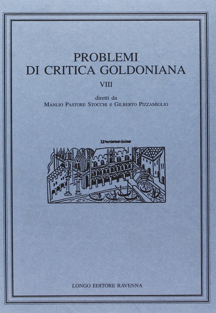 9788880633549-Problemi di critica goldoniana. Vol. 8.