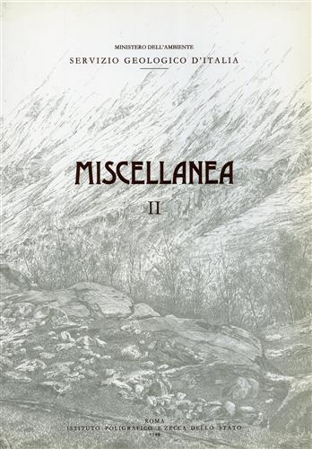 Miscellanea II. Programma degli interventi al Convegno 