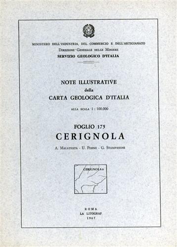 Note illustrative della Carta Geologica d'Italia F°175. Cerignola.