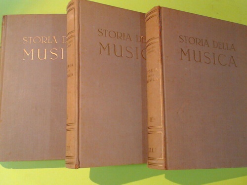 Storia della musica. Vol.I: Dal Medioevo al Seicento. Vol.II: Il Settecento e L'