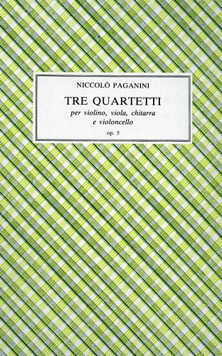 9788872427255-Tre gran quartetti per violino, viola, chitarra e violoncello. op.5.