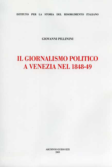 9788888846057-Il giornalismo politico a Venezia nel 1848-1849.