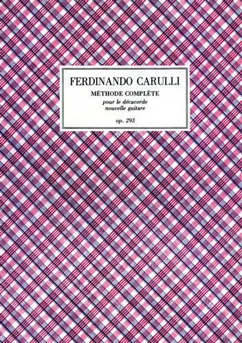 9788872427231-Méthode complète pour le décacorde nouvelle guitare. Op.293.