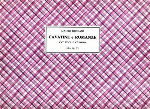 9788872427200-Cavatine e romanze per voce e chitarra. Tre cavatine s.n., Trois romances, op. 1
