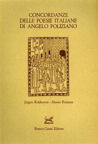 9788876670473-Concordanze delle poesie italiane di Angelo Poliziano.