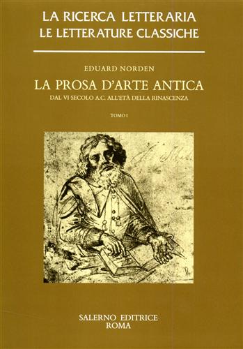 9788885026544-La prosa d'arte antica. Dal VI secolo a.C.all'età della Rinascenza.