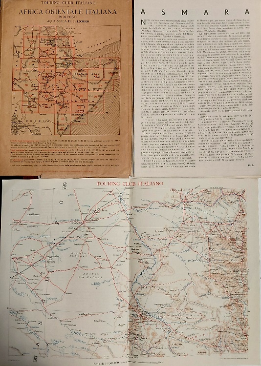Carta dell'Africa Orientale italiana in 37 fogli.