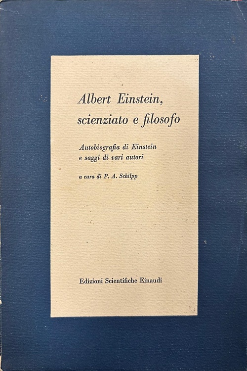 Albert Einstein scienziato e filosofo.