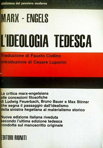 L'ideologia tedesca.