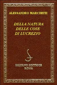 9788884023858-Della Natura delle cose di Lucrezio.