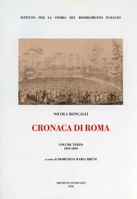 9788888846064-Cronaca di Roma. vol.III: 1852-1858.