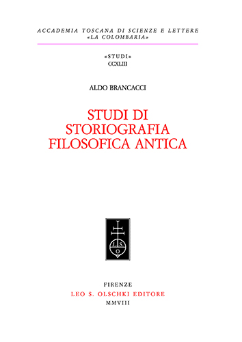 9788822257727-Studi di storiografia filosofica antica.