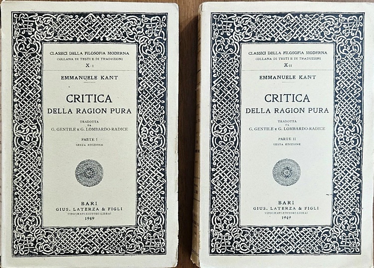 Critica della Ragion Pura.