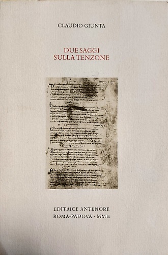 9788884555540-Due saggi sulla tenzone.