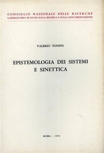 Epistemologia dei sistemi e sinettica.