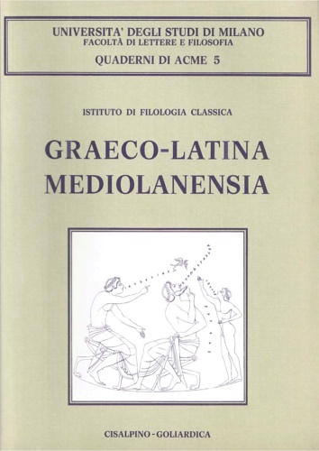9788820505189-Graeco-latina Mediolanensia.