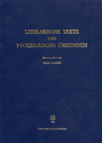 Literarische Texte und Ptolemaeische Urkunden (P.Haun.).