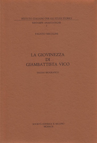 9788815038326-La giovinezza di Giambattista Vico. Saggio biografico.