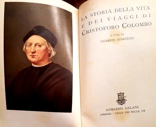 La storia della vita e dei viaggi di Cristoforo Colombo.