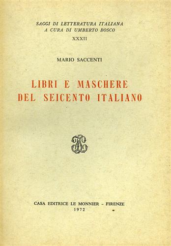 Libri e maschere del Seicento italiano.