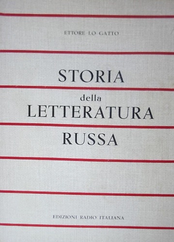 Storia della Letteratura Russa.