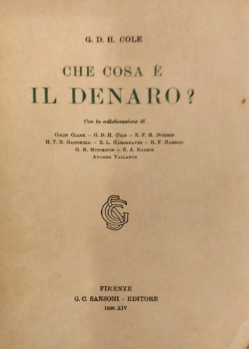 Che cosa è il denaro?