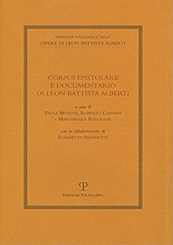9788859604020-Corpus epistolare e documentario di Leon Battista Alberti.