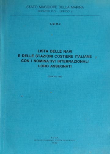 Lista delle navi e delle stazioni costiere italiane con i nominativi internazion