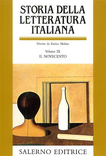 9788884023025-Storia della Letteratura Italiana. Vol.IX: Il Novecento.