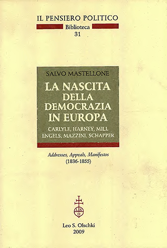 9788822258991-La nascita della democrazia in Europa. Carlyle, Harney, Mill - Engels, Mazzini,
