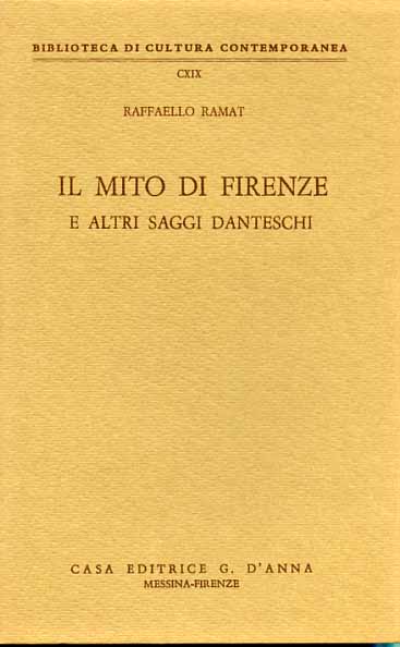9788883212413-Il mito di Firenze e altri saggi danteschi.