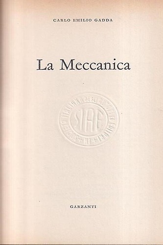 La meccanica.