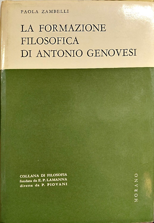 La formazione filosofica di Antonio Genovesi.