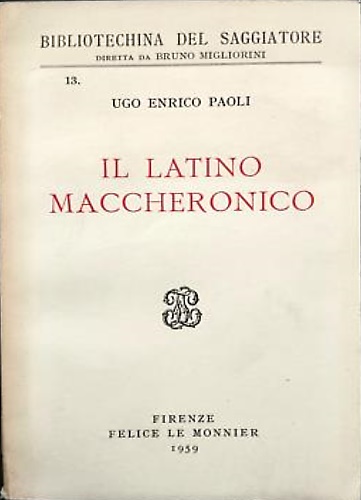 Il latino maccheronico.