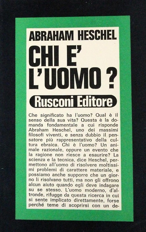 Chi è l'uomo?