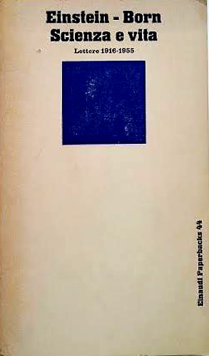 Scienza e vita. Lettere 1916-1915.