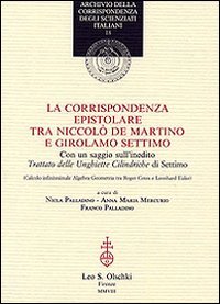 9788822258335-La corrispondenza tra Niccolò De Martino e Girolamo Settimo. Con un saggio sull'