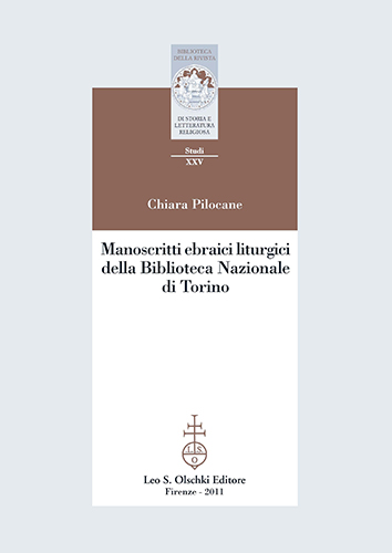 9788822260369- Manoscritti ebraici liturgici della Biblioteca Nazionale di Torino. Identificaz