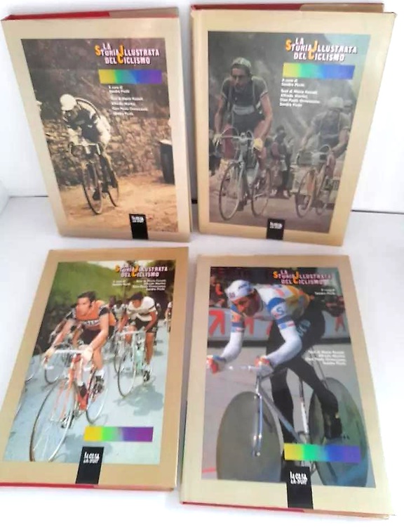 La storia illustrata del ciclismo.