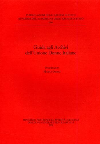9788871252131-Guida agli Archivi dell'Unione Donne Italiane.