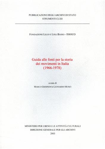 9788871252469-Guida alle fonti per la storia dei movimenti in Italia 1966-1978.