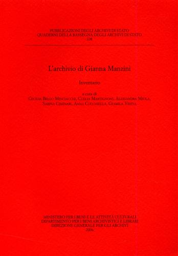 9788843037599-L'Archivio di Gianna Manzini. Inventario.