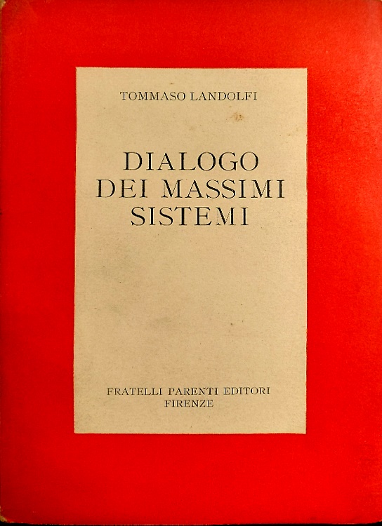 Dialogo dei massimi sistemi.