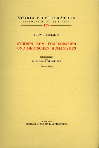 9788884988829-Studien zum Italienischen und deutschen Humanismus.