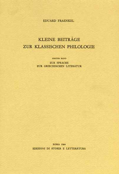 9788884988560-Kleine Beitraege zur Klassischen Philologie.