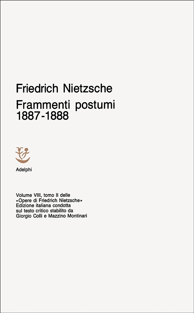 9788845900242-Frammenti postumi 1887-1888. Vol.VIII, tomo II.