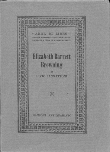 Elisabeth Barrett Browning.