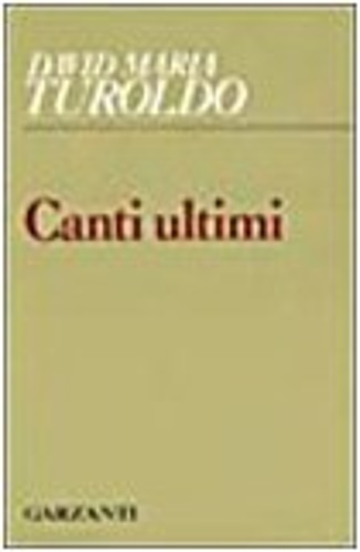 9788811637301-Canti ultimi.