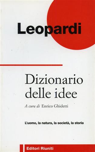 9788835944577-Dizionario delle idee. L'uomo, la natura, la società, la storia.